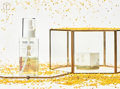 節氣盒子桂花純露 產品靜物拍攝 節氣盒子靜物拍攝