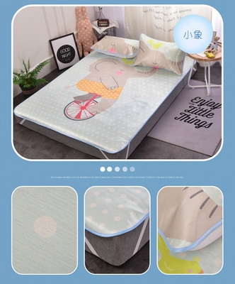 夏日清爽之選 2018款蘭桂紡大版冰絲席小象沐風蘭桂